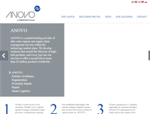 Tablet Screenshot of anovo.fr